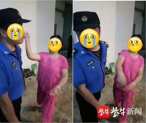 女子掌掴工作人员大喊我是哪吒转世 女子掌掴工作人员大喊我是哪吒转世