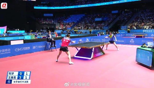 王曼昱4-0胜陈梦 晋级女单决赛 王曼昱4-0胜陈梦 晋级女单决赛