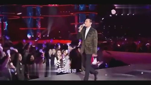 张信哲演唱《直觉》哭了